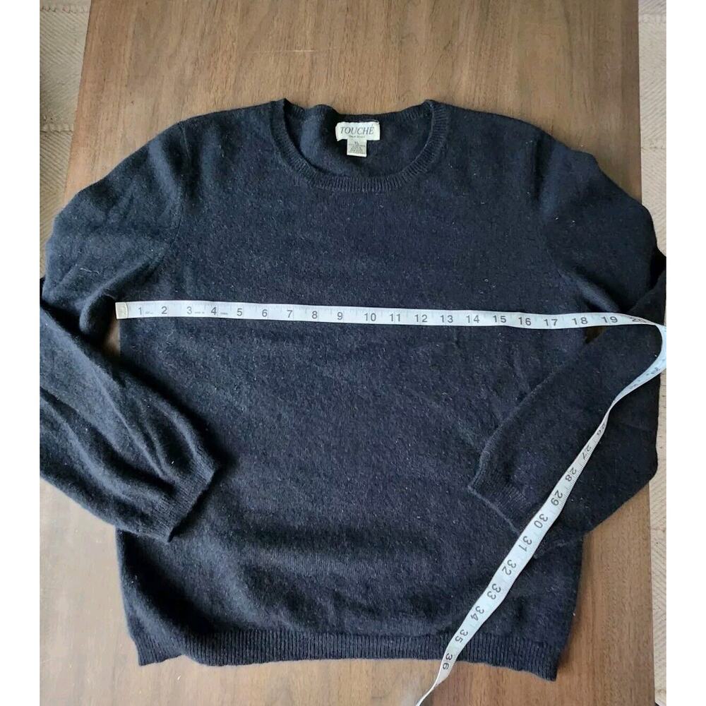 Touché Women's Long Sleeves Crewneck Cashmere Sweater XL Pre-owned - Picture 5 of 6